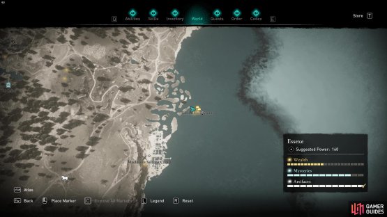 Turrim Larus Ruins are found north of Maeldun&rsquo;s Saltern Camp
