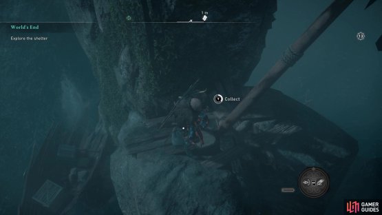 you&rsquo;ll need to traverse the ship wrecks to reach it. 
