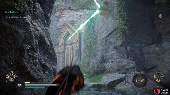 then hit the fans to direct the beam at the door.