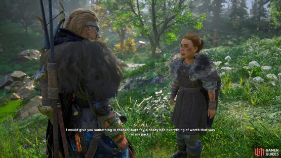 after taking them out you can meet Solvej at Jordeygr Shelter for a reward.