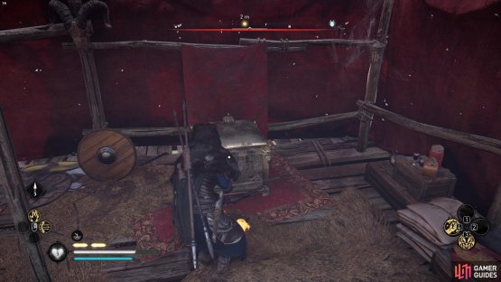 you&rsquo;ll find the sword within a chest.