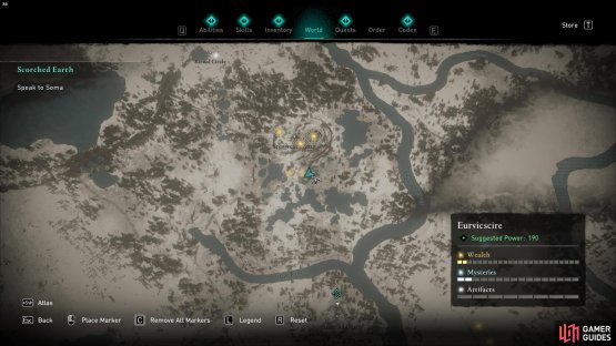 Thegn&rsquo;s Bracers are found in Stenwege Camp