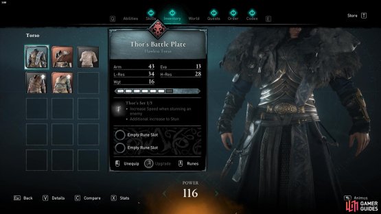 but when you defeat Regan you&rsquo;ll earn yourself another Thor&rsquo;s armor piece.