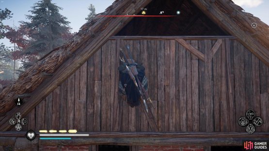 you&rsquo;ll need to access the building via a hole below the roof.