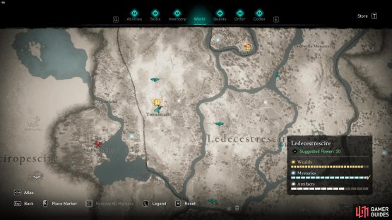 A Book of Knowledge can be located in a locked cave beneath Tonnastadir