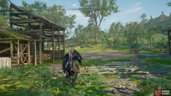 to unlock the chest you&rsquo;ll need to find the key on the tree behind the house.