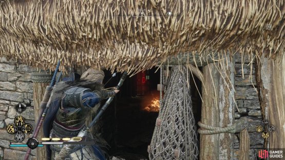 you&rsquo;ll need to shoot the door lock through a window on the opposite side of the hut. 