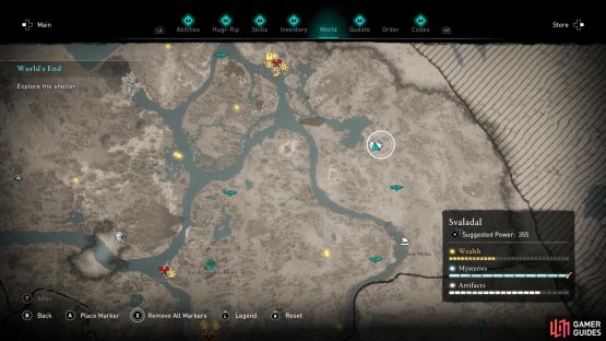 An Uncut Gemstone can be found northeast of Gnafandi Keep 