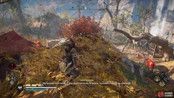 You&rsquo;ll find the man on a high up ledge hiding from the bears