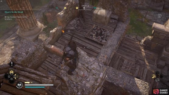 and you&rsquo;ll need to break through into the ruins to get to it. 