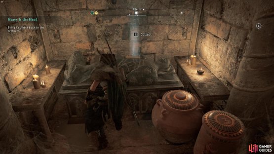 you&rsquo;ll need to head through a gap in the wall to reach the map.