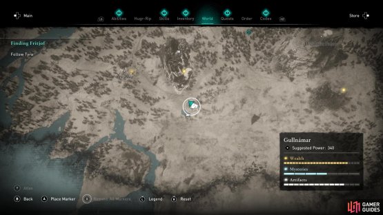 The gemstone can be found southeast of Onarthorp