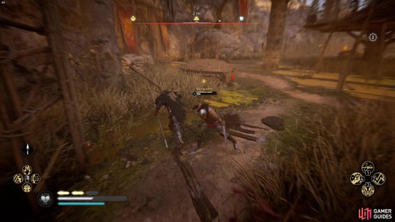 but to grab it, you&rsquo;ll need to kill and loot the Skirmisher enemy in the camp.