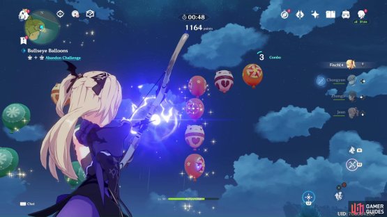 Beware of the Heartbreak Balloon when shooting Celebration Balloons.
