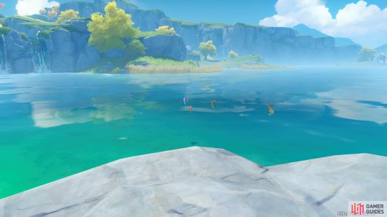 Here is a visual of the East Bishui Plain Fishing Point.