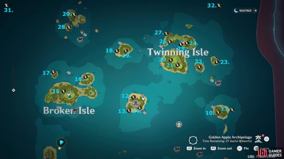 and here, you&rsquo;ll find the top half of the map.