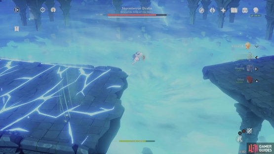 use the wind gusts to reach a platform where none are present.
