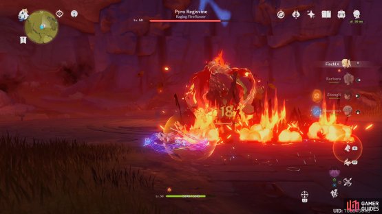 This comes quick and hard, dodge as soon as you see the animation