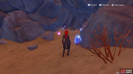 attack the wall with a Claymore or magic and you&rsquo;ll discover some hidden deposits.
