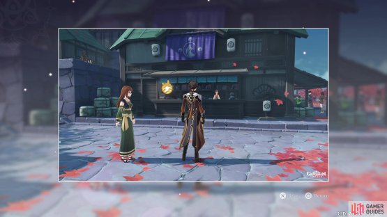 Take a picture of the shops