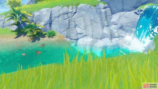 Here is a visual of the Northeast Bishui Plain Fishing Point.