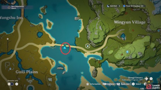 The Northeast Guli Plains Fishing Point is underneath the bridge connecting Guli Plains, and Mingyun Village.