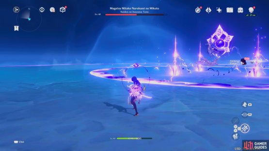 Jump over the electro AoEs
