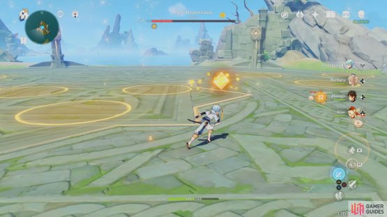 Stay out of the AoE markers to avoid major damage