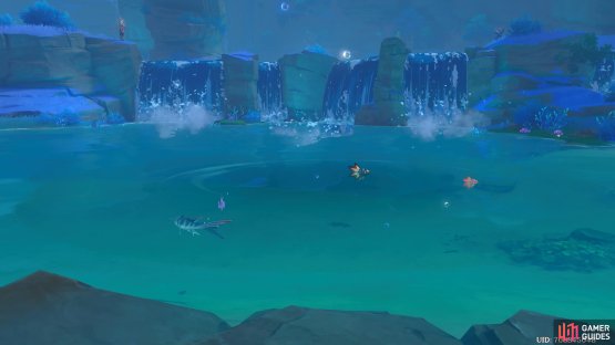 Here&rsquo;s a visual of the Sangonomiya Shrine Fishing Point.