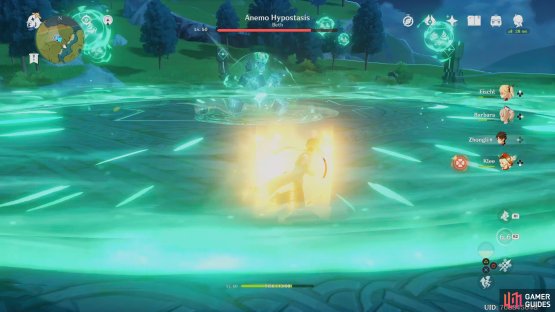 You can avoid this by, timed jumps over each pulse, use a shield to negate the damage or stand at the edge of the arena