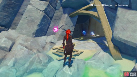 there, you&rsquo;ll find a small cave hosting some deposits.