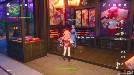 Speak with the locals of Inazuma