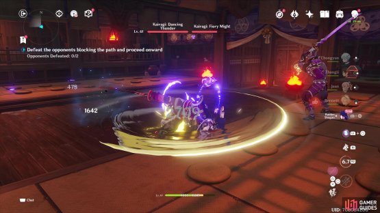 then defeat both Kairagi: Dancing Thunder and Kairagi: Fiery Might