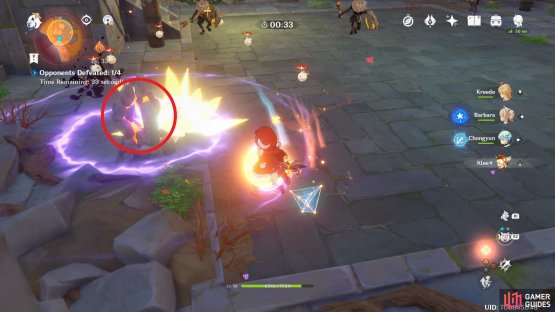 Make sure to destroy these rocks to lower the enemies defenses