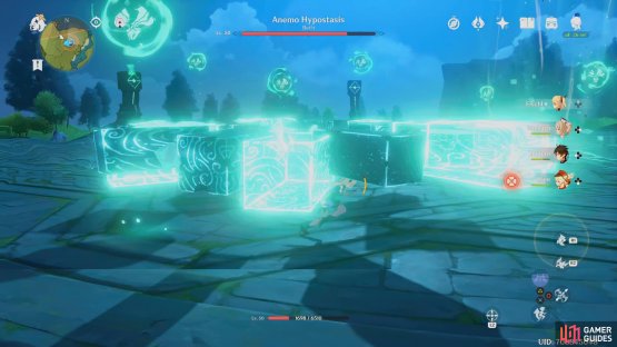 Make sure to dodge away from the boss, out of the AoE marker to avoid major damage