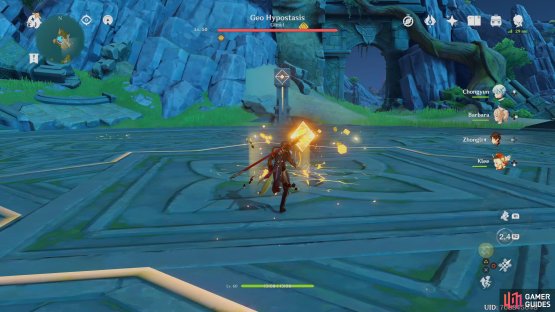 when the core is visible, you&rsquo;ll have a several seconds to pile on the damage, high burst characters  is key here.