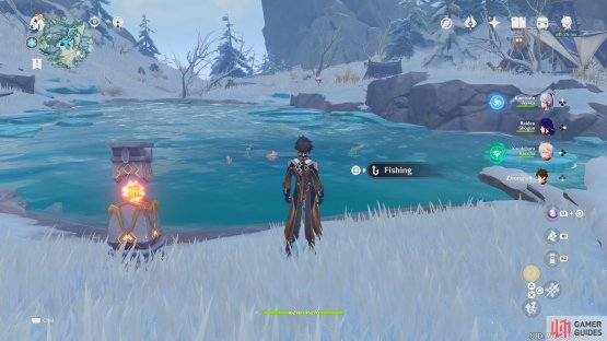 Here&rsquo;s a visual of the West Dragonspine Fishing Point.
