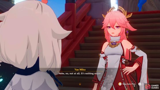 Yae Miko is somewhat busy, although she&rsquo;ll tell you it&rsquo;s nothing major.