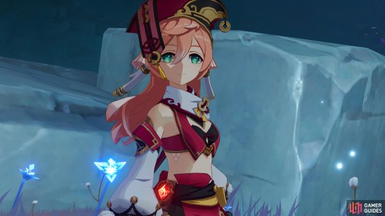 Yanfei will ask you a favor, to send anyone away who may be looking for her.