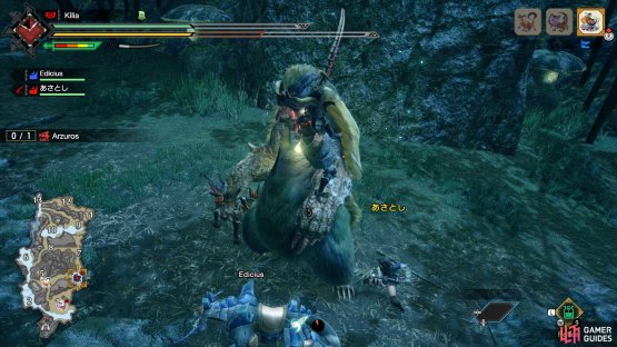 Watch out for Arzuros&rsquo; claws!