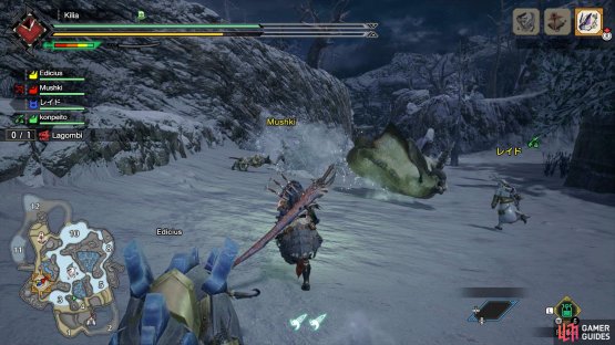 Watch out for Lagombi&rsquo;s dash attack. 