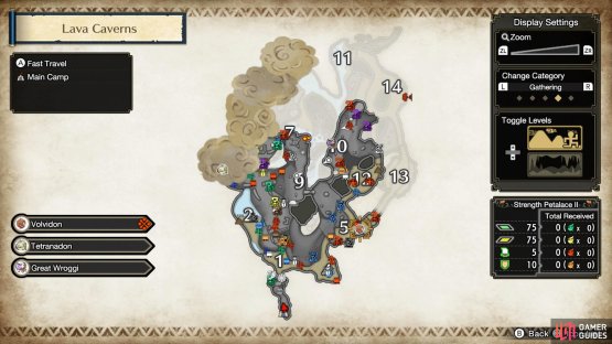 Head to Area 5 to find Volvidon roaming around.
