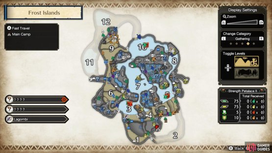 Head to one of the three areas to find Goss Harag roaming around.