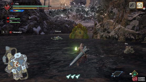Watch out for Tetrandon starts spitting out water.