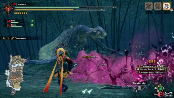before quickly lunging forwards, and slamming down toxin with its wings.