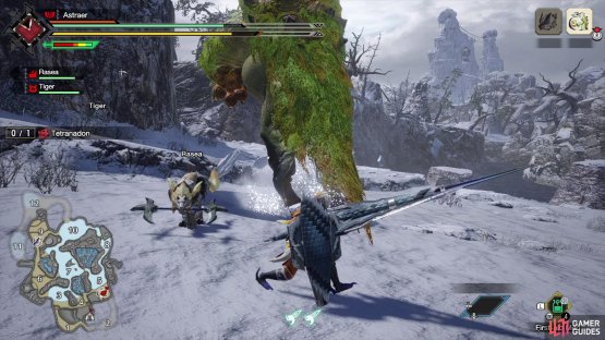 Tetranadon will jump high in the air