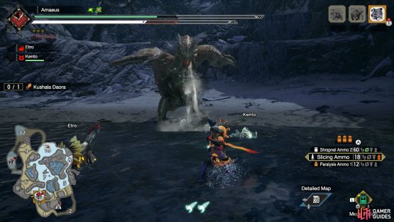 Kushala will shoot a stream of wind at the floor