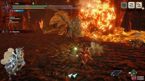 Watch out for Basarios&rsquo; fireballs.