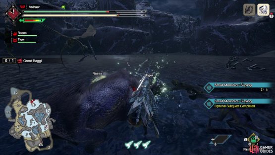 get out of the way to avoid the incoming ram that will knock you back.