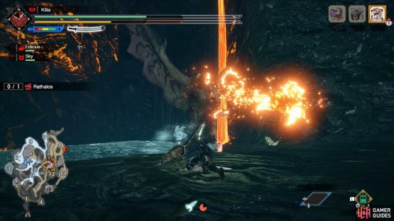 Be sure to watch out for Rathalos&rsquo; Fireballs. 